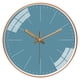 thumbnail image 2 of Reloj de pared silencioso Perfecl moderno azul 30 cm, 2 of 7