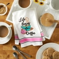 thumbnail image 2 of Mainstays Coffee Cotton Kitchen Towel, 2 of 4