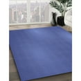 thumbnail image 3 of Ahgly Company Machine Washable Indoor Round Transitional Sky Blue Area Rugs, 6' Round, 3 of 7