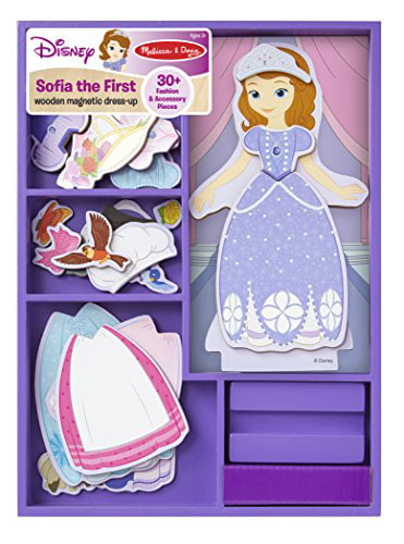 pieces Disney Melissa & Doug Sofia The First Magnetic Wooden Dress Up 30 