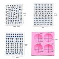 thumbnail image 3 of Cartoon Eyes Stickers Water Decals Anime Figurine Dolls Eye Paster for Dolls Accessories 4-Cavity Baby Faces Clay Mold, 3 of 8