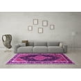 thumbnail image 3 of Ahgly Company Indoor Rectangle Persian Purple Traditional Area Rugs, 7' x 9', 3 of 4
