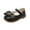 Black, variant on Fridja Spring And Autumn Baby Girls Casual Bow Soft Sole Leather Shoes (12 Months-6 Years Old)