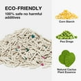 thumbnail image 3 of VETRESKA Tofu Cat Litter Natural Pretty Kitty Litter Flushable Clumping Cat Litter Pellets Cactus, 3 of 10
