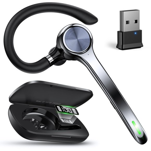 Auriculares inalámbricos Bluetooth Ngsod con micrófono con cancelación de ruido