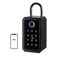 thumbnail image 1 of Outdoor Waterproof Safe Security Intelligent Password Storage Lock Tuya or TTLock APP Key Box Anti-theft box ,Easy to Install, 1 of 7