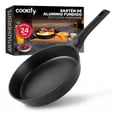 thumbnail image 1 of Sartén de Aluminio con Revestimiento Antiadherente, 100% Libre de PFOA Cookify (Color Negro, 24 cm), 1 of 8
