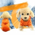 thumbnail image 4 of TELOLY Winter Dog Hoodie Sweaters with Pockets Warm Dog Clothes for Small Dogs Chihuahua Coat Clothing Puppy Cat Costume (Pink S), 4 of 7
