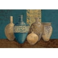 thumbnail image 2 of Tillmon, Avery 24x17 White Modern Wood Framed Museum Art Print Titled - Aegean Vessels on Turquoise, 2 of 4
