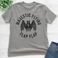 thumbnail image 2 of Kids Majestic Flying Flap Flap Bat Shirt, Youth Kids Boy Girl T-Shirt, Funny Halloween T-shirt, Bat Graphic Tee, Dark Heather Gray, Medium, 2 of 4