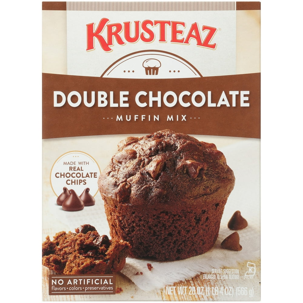 Krusteaz® Double Chocolate Muffin Mix 20 oz. Box