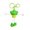 C, variant on - Vegetable Shaped PVC Keychain, Bendable Limbs 3D Cartoon Bag Charm With Spring Clasp, Daily Backpack Luggage Decor Accessory (A)