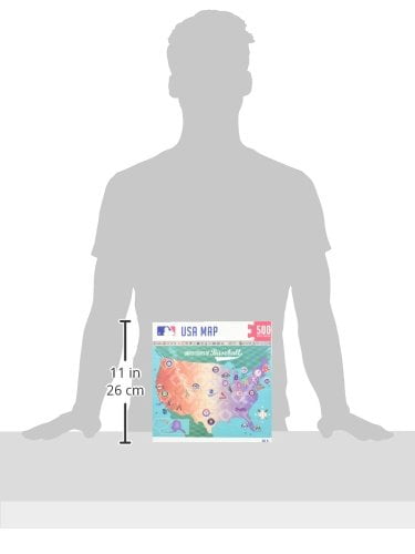 MLB Sports Map Puzzle