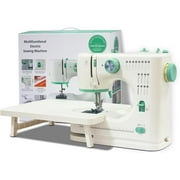 BCOOSSS Portable Sewing Machine for Beginners, 16 Built-in Stitches and Reverse Sewing, adjustable sewing speed