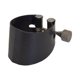 thumbnail image 2 of Boquilla de saxofón con tornillos ajustables, cuero artificial resistente al desgarro para clarinetes y músicos., 2 of 9