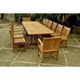 thumbnail image 2 of Teak Valencia Sahara 13-Pieces Rectangular Dining Set, 2 of 2
