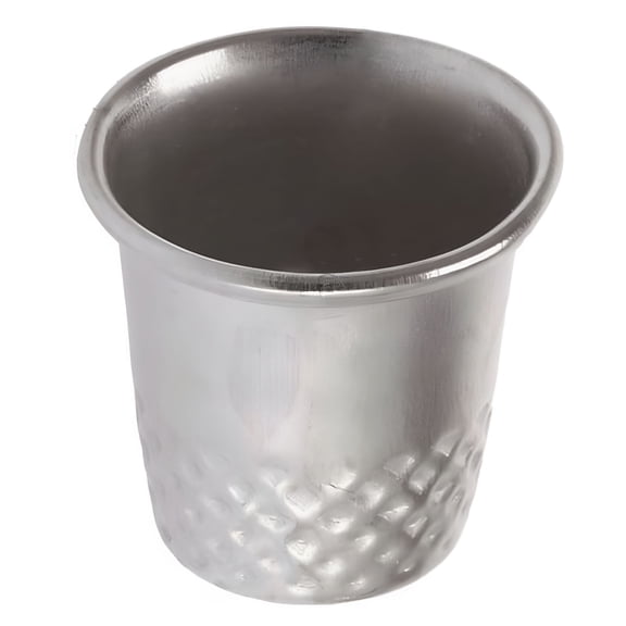 VANIDO 10 pcs Finger Thimble Protector Sewing Pin Needle Metal