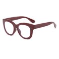 thumbnail image 4 of Fashion Square Spring Temples Women Glasses Frame Clear Anti-Blu-Ray Eyewear Retro Men Optical Frame Reading Glasses, 4 of 4