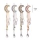 thumbnail image 2 of Luna Cristal Diamantes De Imitación Cuentas Colgante Horquilla Nupcial Pelo Clip Mujeres Joyería Regalo Monstrate CE008229-02, 2 of 6