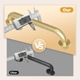 thumbnail image 5 of Shower Grab Bar,18 Inch Anti Slip Brushed Gold Stainless Steel Grab Bars for Bathtubs and Showers, Bathroom Grab Bar,Safety Shower Handle,Handicap Elderly Injury Senior Assist Bath Handle, 5 of 17