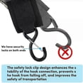 thumbnail image 3 of 2-Pack Boat Trailer Transom Tie-Down Straps 2in x 4Ft Adjustable Transom Straps with Quick Release Buckle, 3 of 4