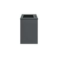 thumbnail image 5 of Sink Vanity Cabinet, Wall Mount, Grey Gray Black, Ceramic, Melamine, Modern Contemporary, Hotel Bedroom Bathroom Master Suite Guest, 5 of 9
