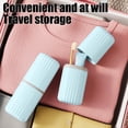 thumbnail image 4 of Ohmyroo Multi Functional Toothbrush Travel Case Portable Hygiene Organizer With Cups For Office And Travel, 4 of 6