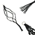 thumbnail image 5 of Delicate Macrame Plant Hanger for Indoor and Outdoor Use, Cotton Rope Hanging Planter, Fits Round and Square Pots, Black, 5 of 6