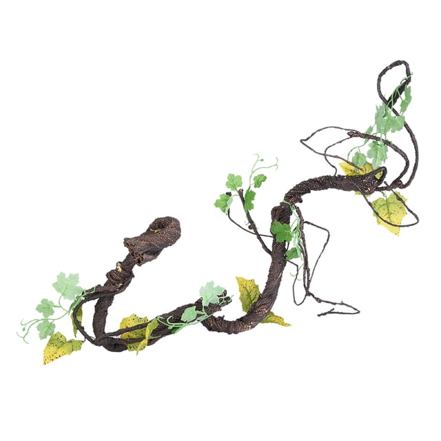 Terrarium Decor, Forest Bend Branch Terrarium Cage Decor Artificial Vine Climber For Climbing Plants For Reptile Decor