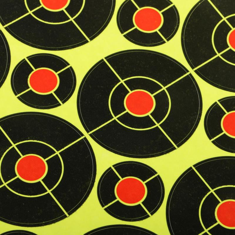 160pcs Shooting Targets 2" Reactive Splatter Glow Florescent Paper Target