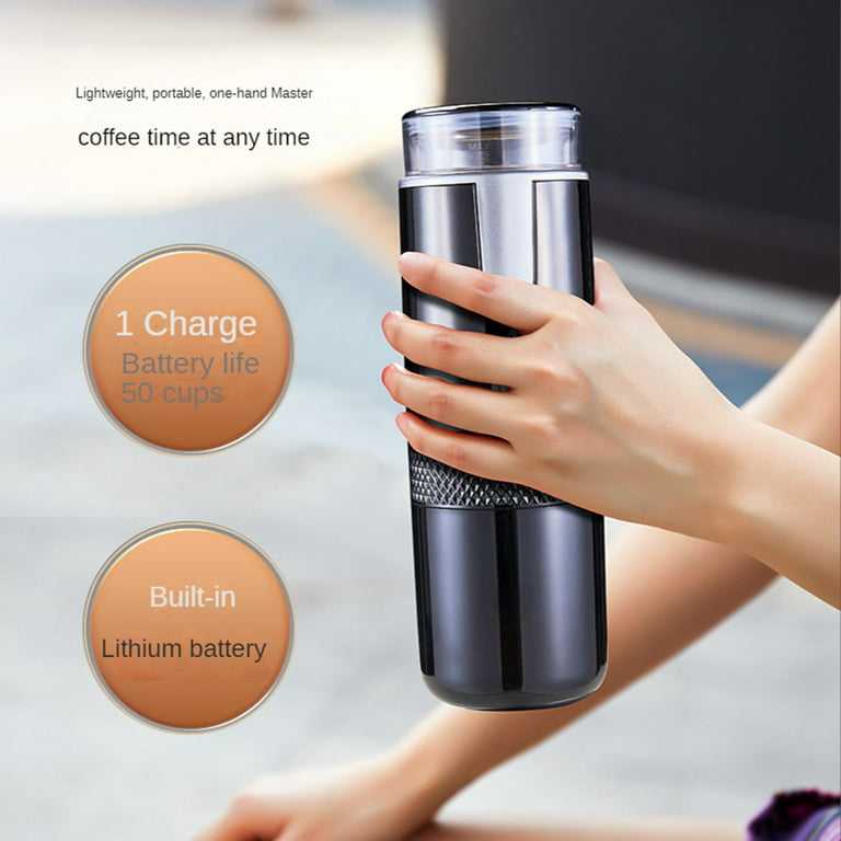 Portable Wireless Electric Coffee Machine Built-in Battery Rechargeable  Outdoor Travel Car Home Automatic Coffee Maker 