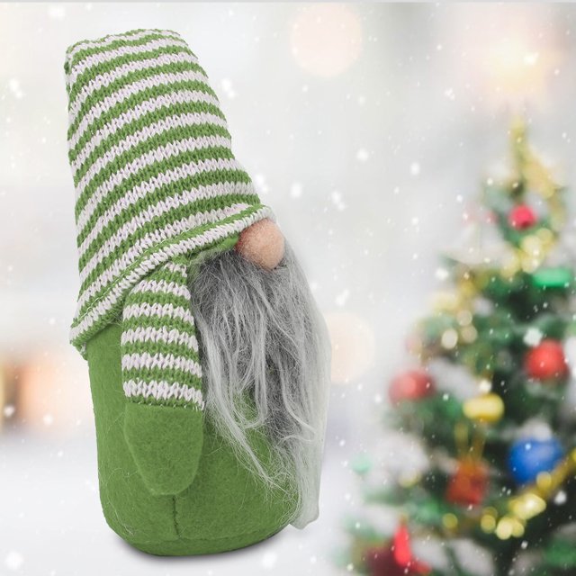Muñeca de Navidad, muñeca de Navidad a rayas colgante muñeca de Navidad decoración muñeca diseño exquisito