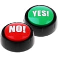 thumbnail image 1 of Yes No Sound Buzzers Answer Buzzers Sound Button Talking Button Learning Buzzers Dog Buttons Pet Talking Button For Funny Party, 1 of 5