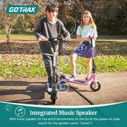 GOTRAX Comet Foldable Electric Scooter for Kids Ages 6-12, 150W Motor, 10 MPH Max Speed, 7 Mile Range,Black