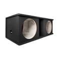thumbnail image 5 of QPower Dual 12 Inch Horn Ported Subwoofer Box Enclosure, 5/8 Inch MDF, Black Carpet, 5 of 7