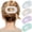B, variant on AWAYTR French Flat Duckbill Hair Clips, Nonslip Acrylic Lay Flat Claw Clips, Large Round Clamps for Yoga Driving Thin Hair, 4Pcs