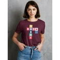 thumbnail image 2 of Not Today Crossword Design T-Shirt Women -Image by Shutterstock, Female 5X-Large, 2 of 4