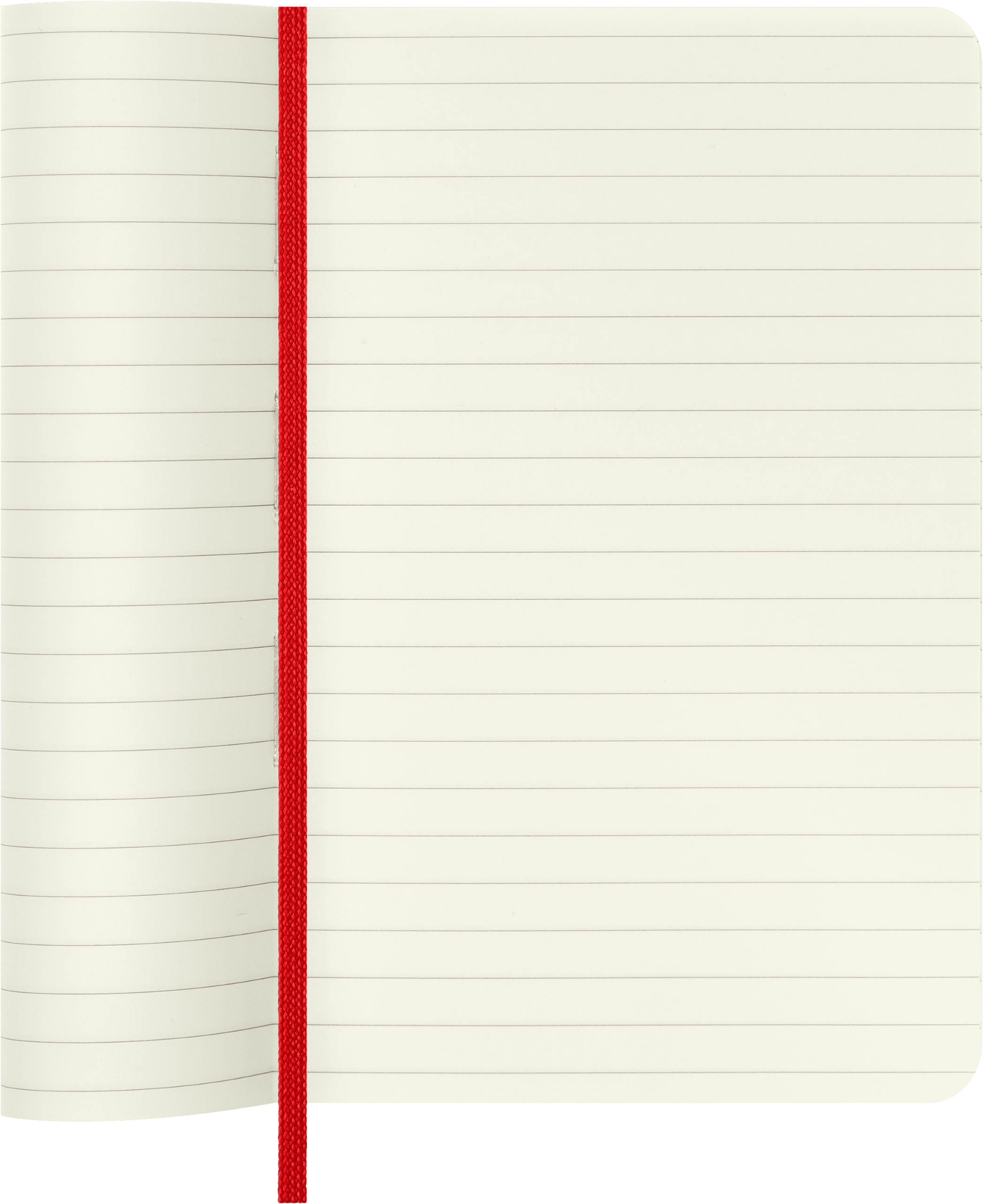Moleskine Classic Notebook, Soft Cover, Ruled, Pocket (3.5" x 5.5"), Scarlet Red