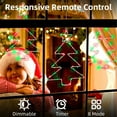 thumbnail image 4 of LSLJS 3 Pcs Christmas Lights for Window, 15.7x10 inch Metal Christmas Tree Shaped LED Night Lamps with Remote Control Battery Operated Colorful String Light Pendants Christmas Decorations for Party, 4 of 6