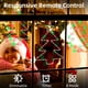 thumbnail image 4 of Xihbxyly Paquete de 3 Luces Navideñas para Ventana, Diseño Led En Forma de Árbol, 8 Modos de Iluminación, Funciona con Pilas, Control Remoto, Decoración para Interiores y Exteriores, Fiestas Navideña, 4 of 6