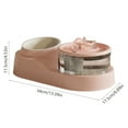 thumbnail image 3 of OEFNTAC Home and Kitchen 2-in-1 Cat Bowl Water Dispenser Feeding Bowl Automatic Circulating Drinking Feeder Neck Protector for Cats Dogs, 3 of 6