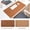 Brown, variant on Large Desk Pad, Vintage PU Leather & Cork Dual-Sided Desk Mat, Waterproof Blotter