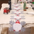 thumbnail image 4 of 6PCS Christmas Table Placemats Gnome Snowflake Xmas Table Mats Xmas Table Decor, 4 of 10