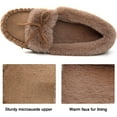 thumbnail image 4 of RockDove Women's Naomi Faux Fur Moccasin Slipper, 4 of 7