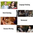 thumbnail image 3 of stanreset Intelligent Voice Translation Machine Portable Handheld Smart Translator Instant Voice Translator with 2.4 Inch HD Touch Screen Black, 3 of 6