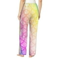 thumbnail image 3 of Xecao Fish Scale Women's Straight Lounge Pajama Pants: The Epitome of Relaxed Sleepwear, 3 of 9