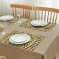 thumbnail image 4 of Vintage Sunflower Buffalo Check Plaid Place Mats Washable Placemats for Indoor Kitchen Dining Rustic Vintage Table Mats, 4 of 5