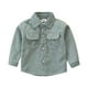thumbnail image 1 of Gibobby Chaqueta de invierno para niñosNiños pequeños bebés niñas Otoño Invierno acanalado algodón sólido manga larga abrigo cárdigan ropa(Azul, 1-2 Años), 1 of 5