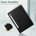 thumbnail image 4 of Fintie Slim Case for Samsung Galaxy Tab S10 Lite/ S10 FE/ S9 FE 5G 10.9 Inch/Tab S9 11 Inch with Built-in S Pen Holder, Soft TPU Smart Stand Back Cover Auto Wake/Sleep Feature, Black, 4 of 10