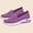 Purple, variant on Caywon Women Slip On Sneakers, Mesh Breathable Walking Shoes, Lightweight Casual Flat Loafers, Comfortable Ladies Shoes Zapatillas Mujer